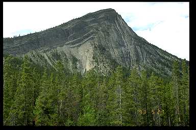 Inclined antiform, Folding Mountain, Canadian Cordillera